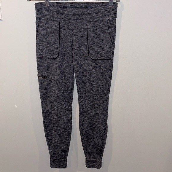 Athleta Metro Spacedye Pull on Jogger Size XS Black Heather - Picture 3 of 11